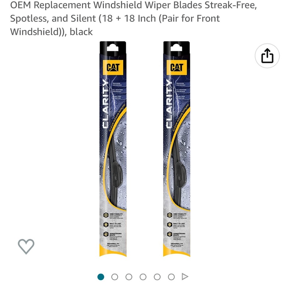 Beam Wiper Blade 18”